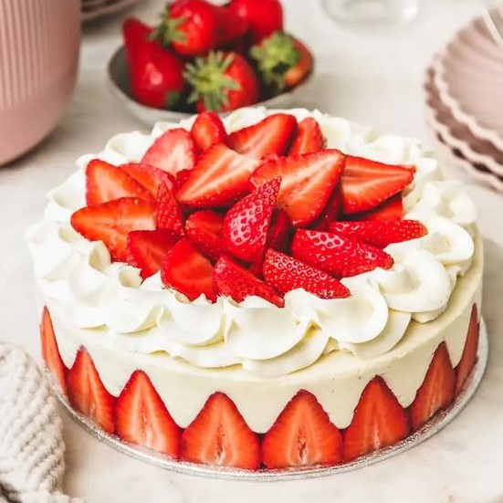 Cakes, Fresh Baked, Strawberry Cake